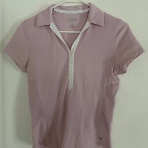 Callaway Women's Light Pink Button Down Shirt